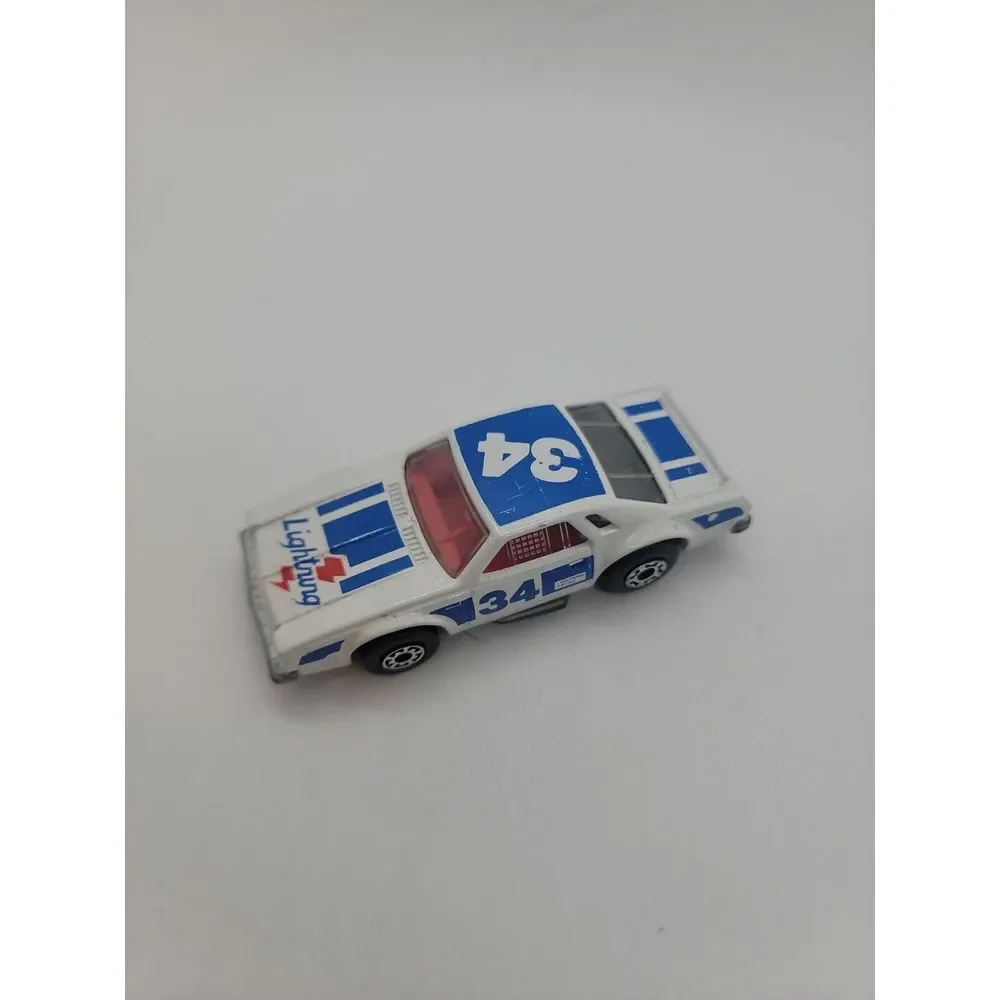 Vintage 1980 Lensey England Matchbox Die Cast Chevy Pro Stock #34 Lightning